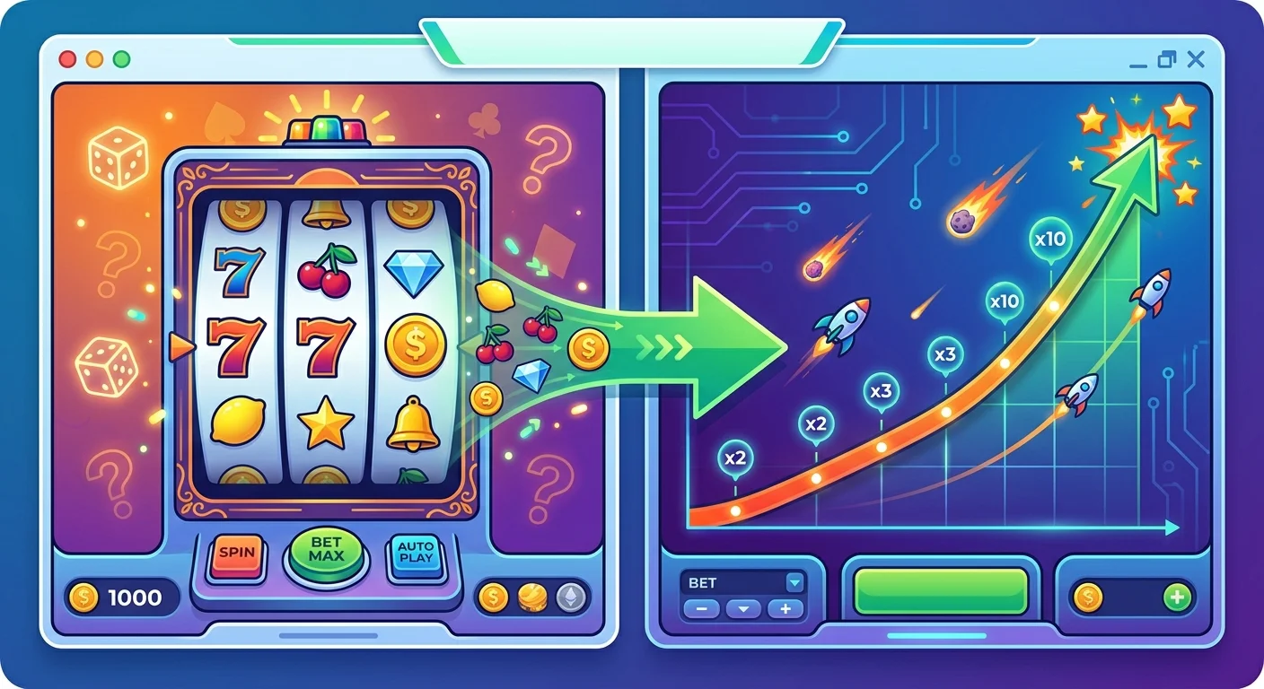 De las tragamonedas a los juegos crash: guía básica mid image